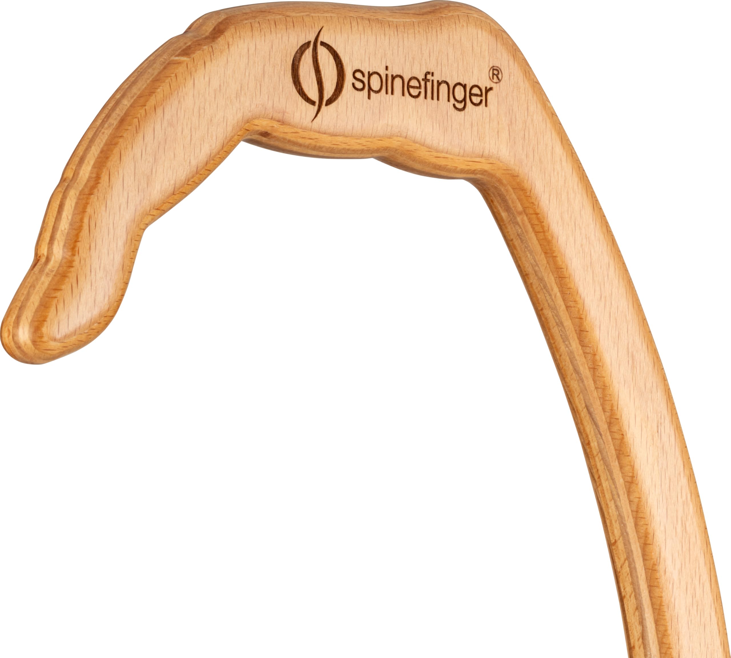 Appareil de massage Spinefinger en bois pour points trigger - Bâton fascial pour le sport, la relaxation musculaire et le massage du dos, de la nuque, etc.