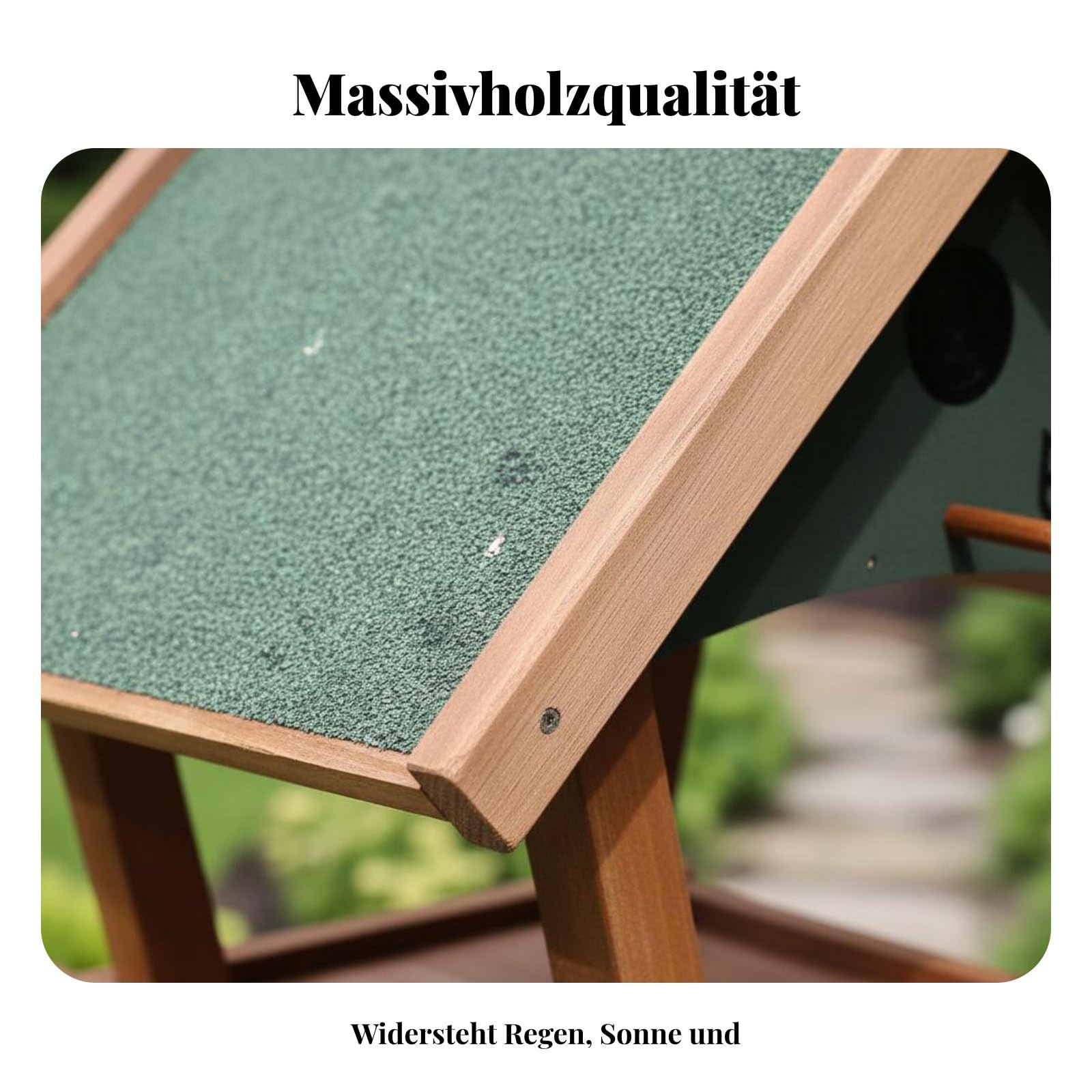 Vogelhaus Futterhaus Vogelstation Futtertisch mit Schutzdach Und Stabiler Dreibeinbasis für Garten Terrasse Hof für Vogelbeobachtung Geschenk Heimdekoration