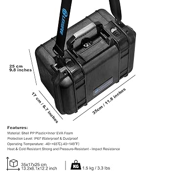 Amazon | Lekufee Gopro Hero 12 防水ハードケース - Gopro Hero
