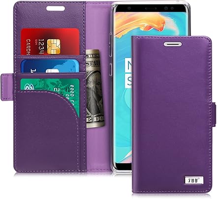 FYY Etui Coque pour Samsung Galaxy Note RFID portefeuille blocage Cuir V ritable fait main Housse portefeuille avec B quille Protecteur carte cr dit pour Samsung Galaxy Note 2017 Violet FYY Etui Coque pour Samsung Galaxy Note RFID portefeuille blocage Cuir V ritable fait main Housse portefeuille avec B quille Protecteur carte cr dit pour Samsung Galaxy Note 2017 Violet