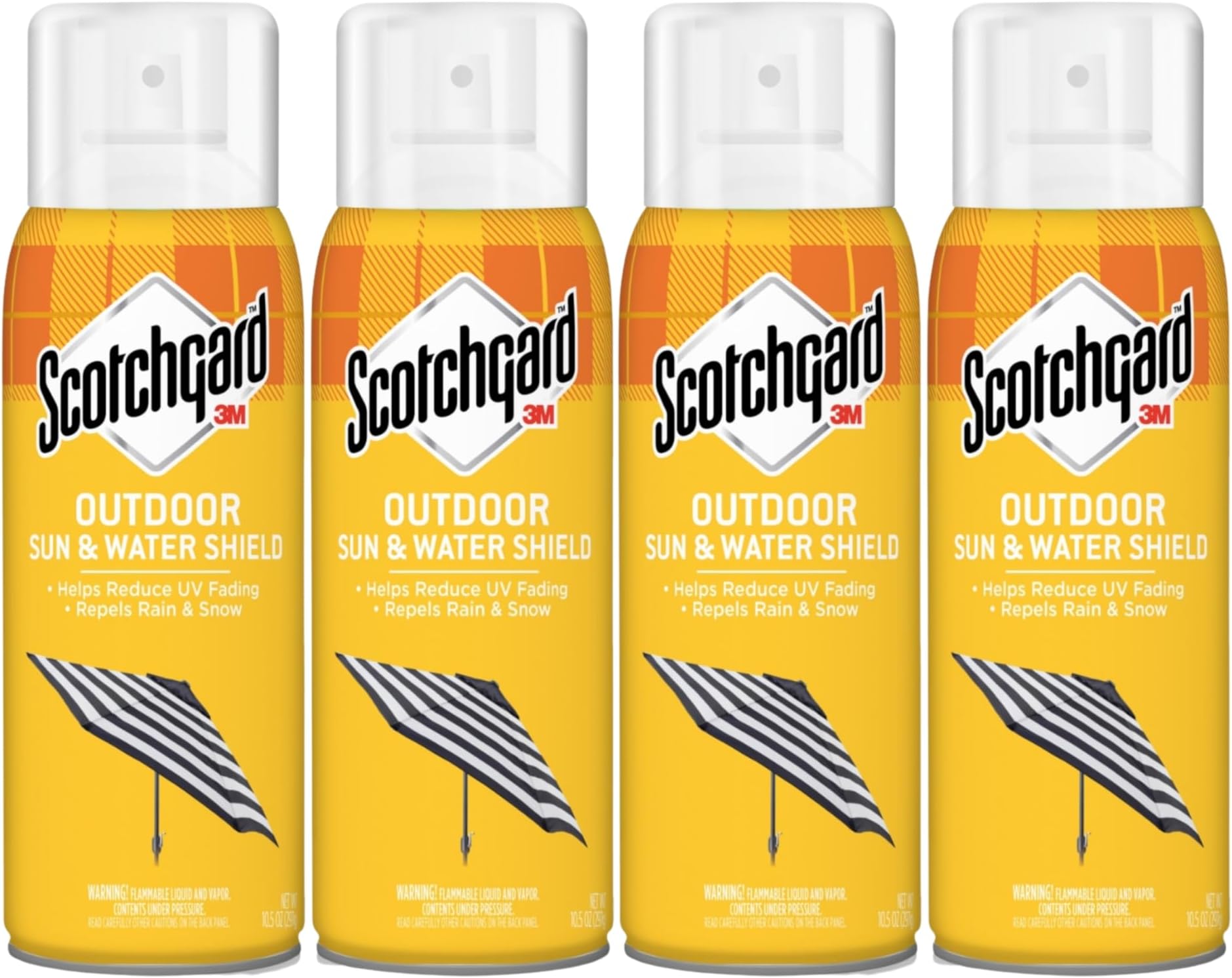 Water Sun Shield UV Protector, 1 Can 10.5 Ounces - Pack of 4