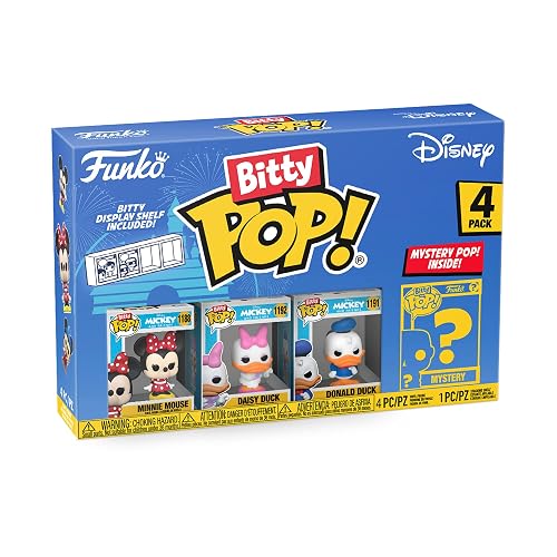 Funko Bitty Pop! 4 Pack: Disney - Minnie Mouse, Daisy Duck, Donald Duck
