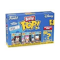 Funko Bitty Pop! Disney – Minnie Mouse (red Dress), Daisy Duck, Donald Duck E una Mini Figura Misteriosa a Sorpresa – 0.9 Inch (2.2 Cm) da Collezione – Ripiano Espositivo Impilabile Incluso