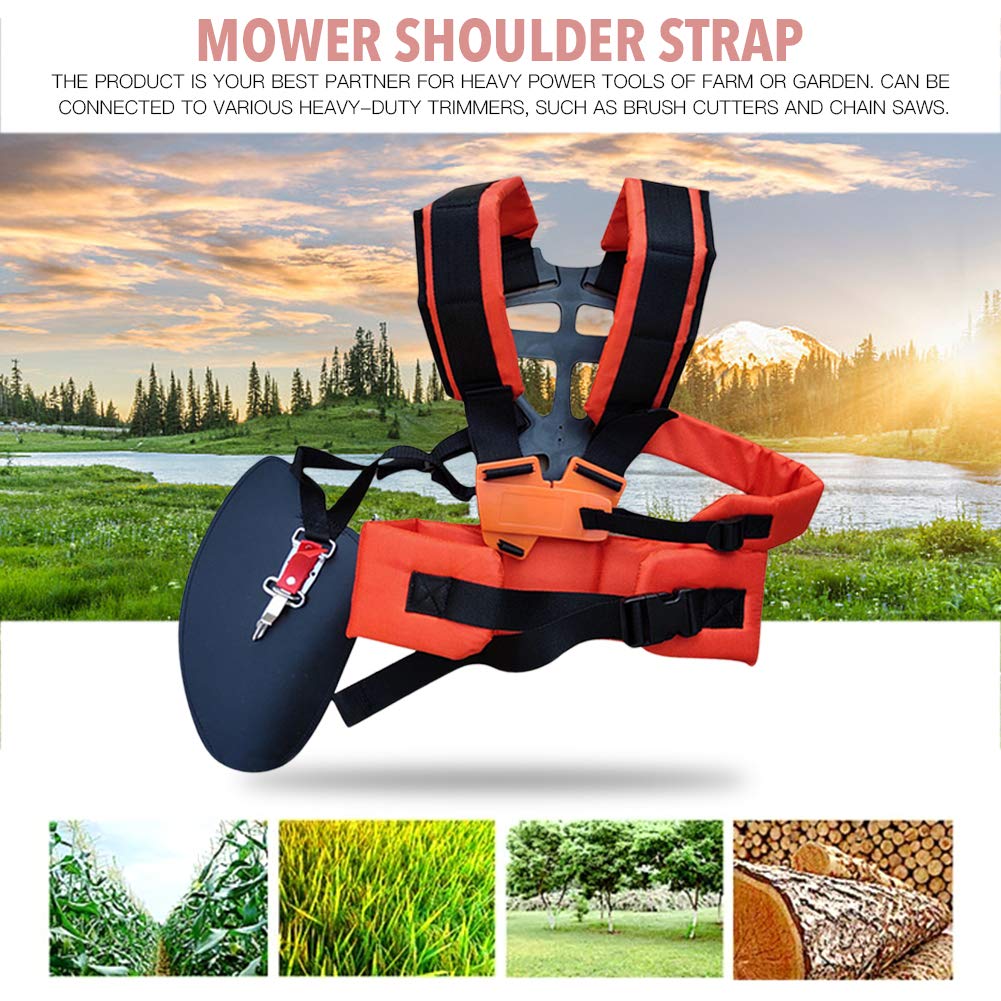 Harnais Effort Réglable Confortable,Harnais à Epaule Pratique Confort Pour Débroussailleuse Tondeuse à Gazon Universal Machine De Jardin Accessoire