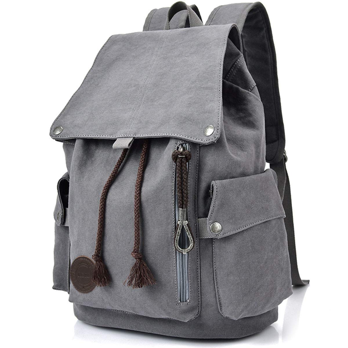 Zaino in tela vintage per campeggio all'aperto escursioni sport universitario zaino escursionismo zaino scuola uomo donna ragazze ragazzi adolescenti zaini