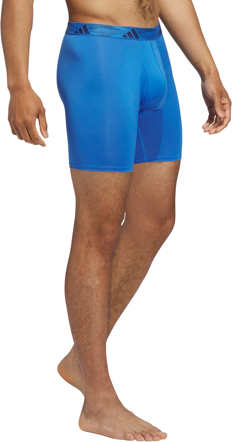 adidas Men's Microfiber Boxer Briefs Underwear (Multipack) Athletic Stretch-Fit - Image 4