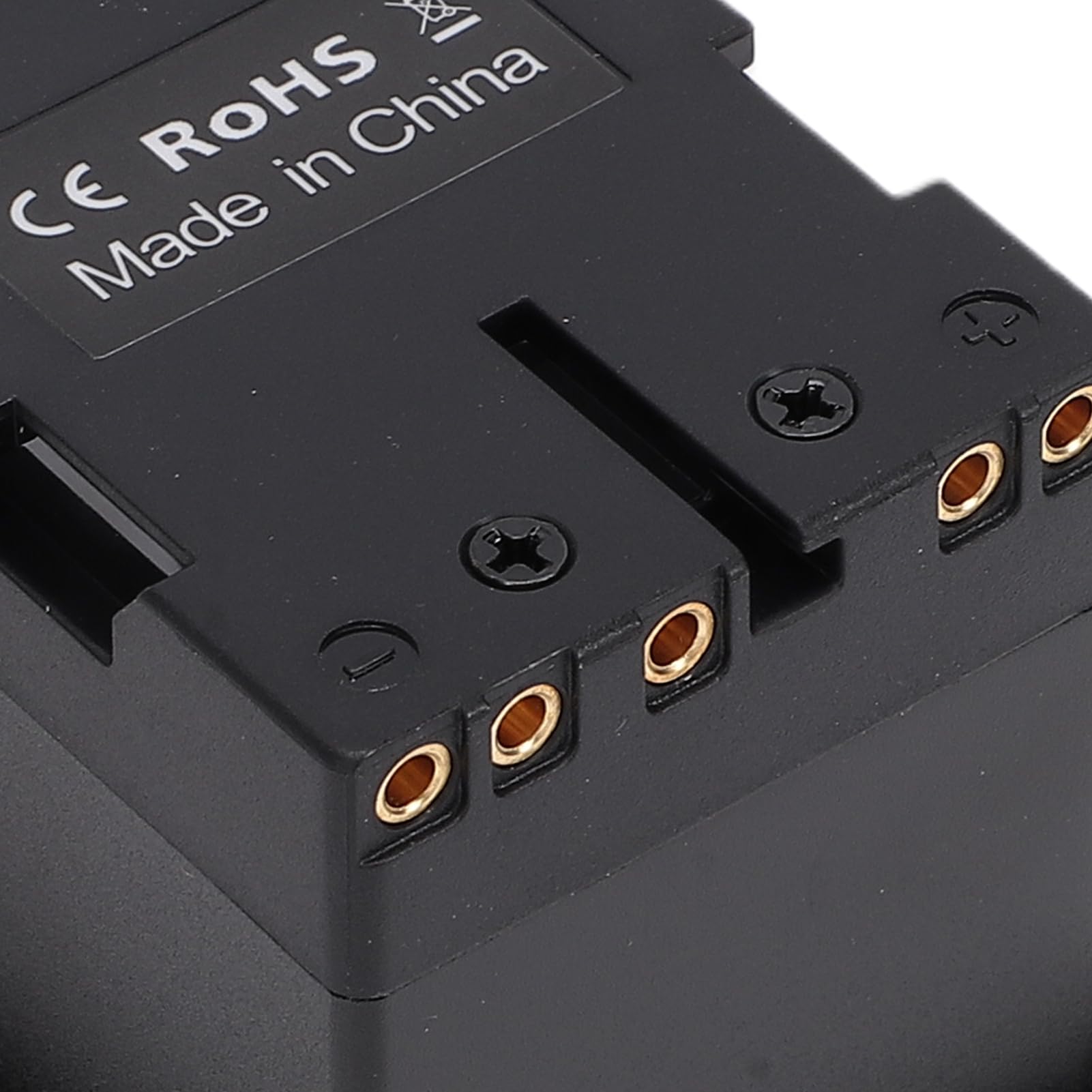 Placa Adaptadora de Batería de Montaje en V, Convertidor de Energía de Batería Ficticia de Alta Seguridad para Videocámaras BP U30, Aleación de Aluminio de 48mm