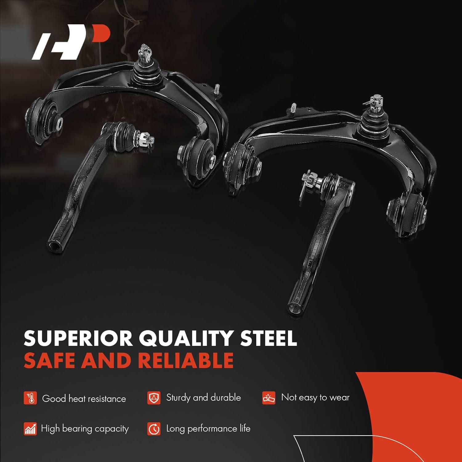 A-Premium 8Pcs Front Suspension Kit, Upper & Lower Control Arm, Lower Ball Joint, Outer Tie Rod End, Compatible with Honda Accord 1998-2002, Acura TL 1999-2003, CL 2001-2003