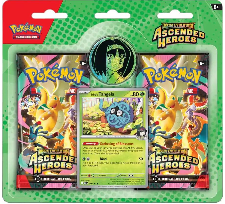 PokemonTCG: Mega Evolution - Ascended Heroes 2 Pack Blister 2026