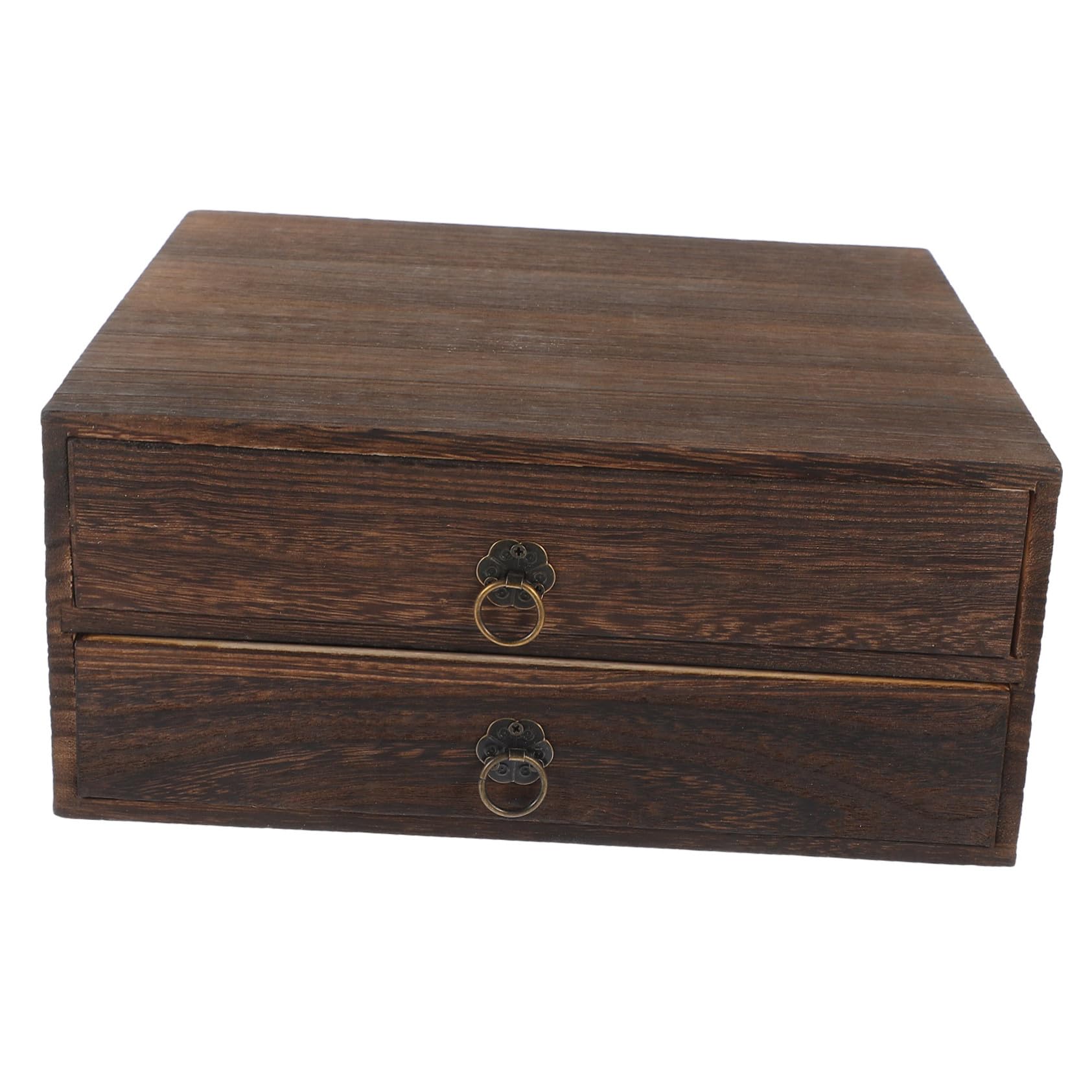 Boîte de rangement bois massif pour en finir avec le désordre du bureau
