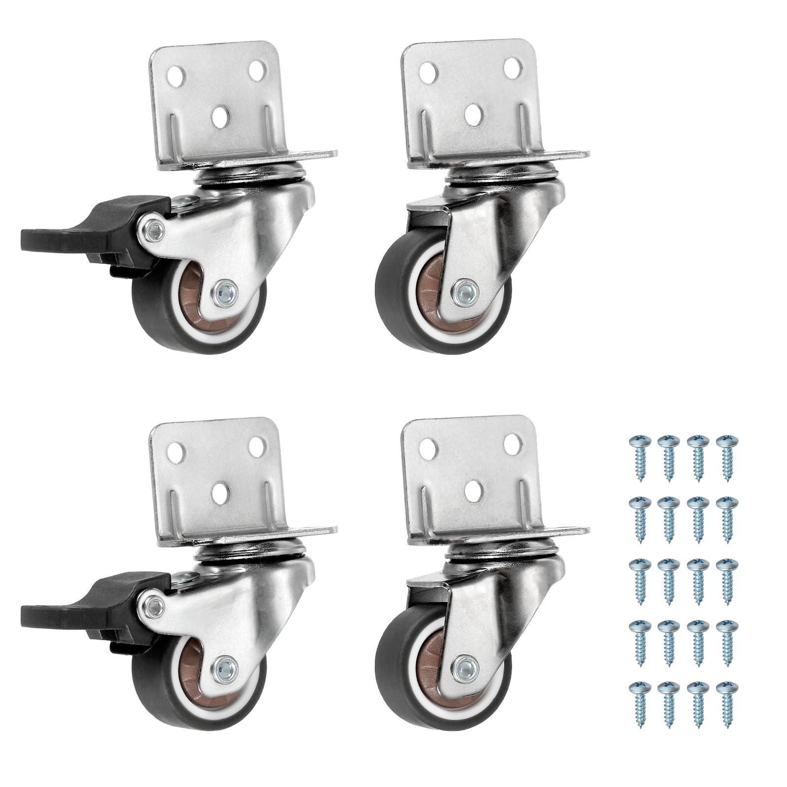 PATIKIL 1 Inch Caster Wheels