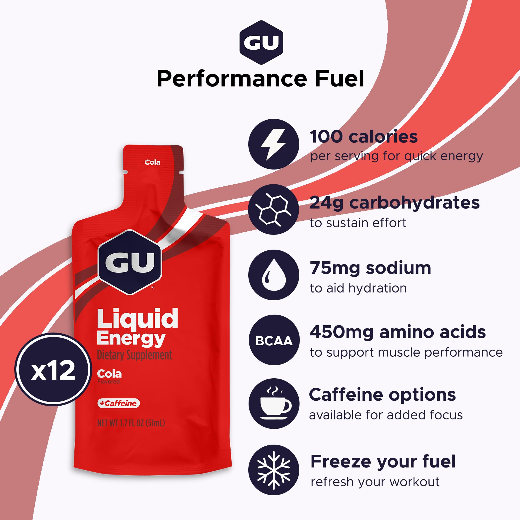 Amazon.com: GU Energy Liquid Energy Gel with Complex Carbohydrates