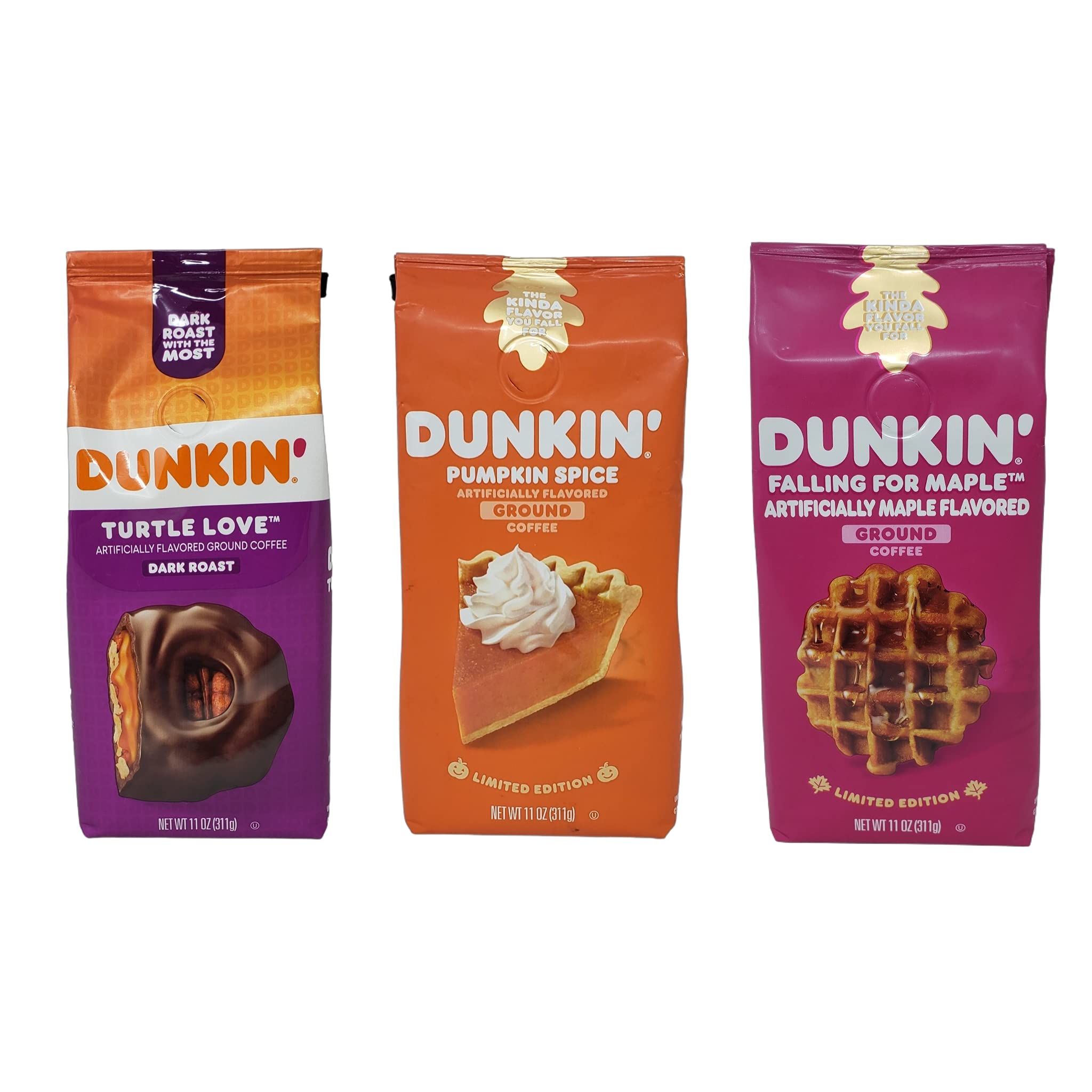 Buy Dunkin Limited Edition Ground coffee Variety Pack Falling for le