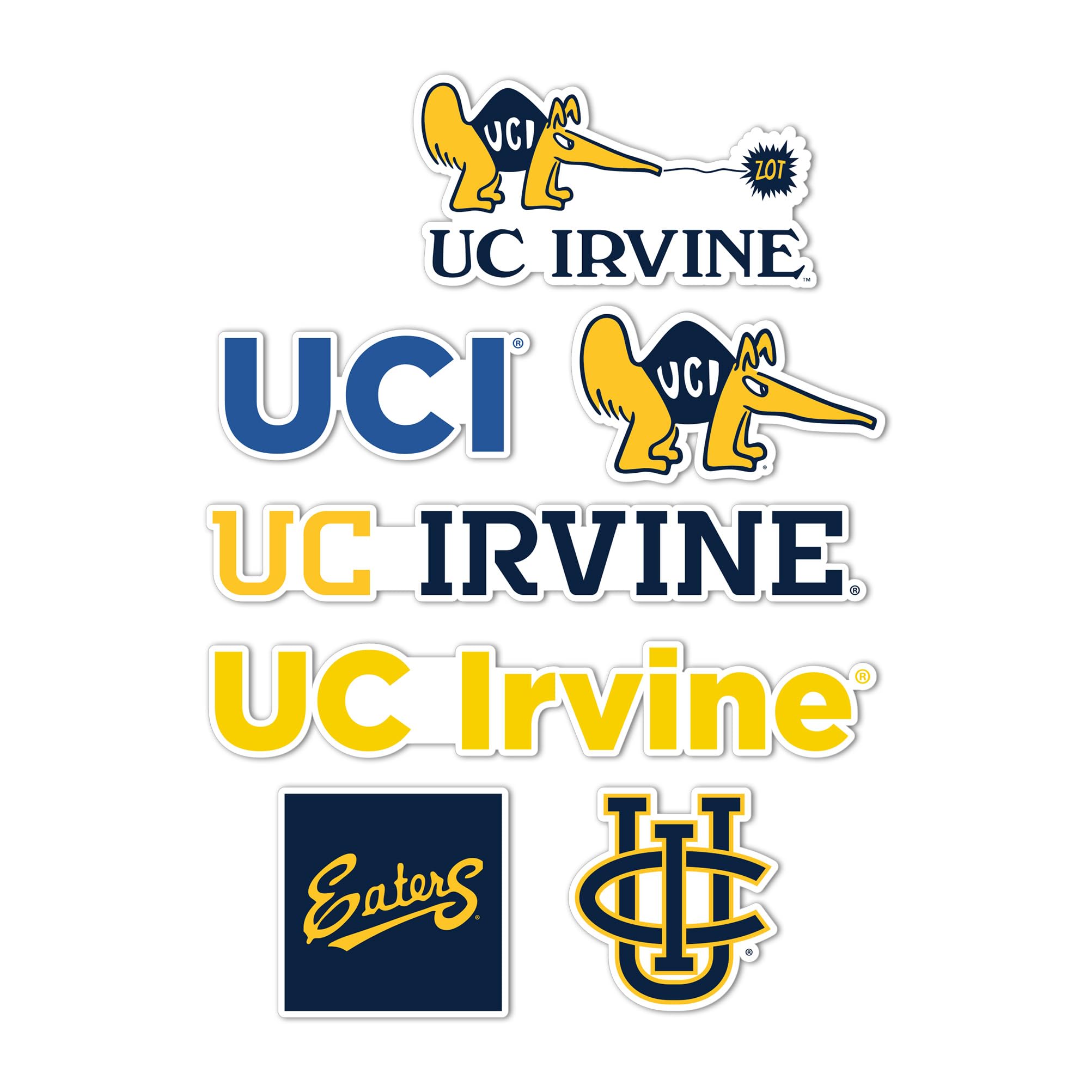 Autocollant vinyle NCAA University of California Irvine sticker scrapbooking