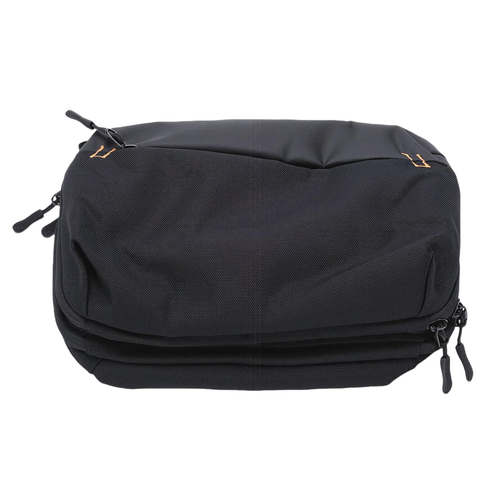 Ejoyous Organizer per Elettronica Custodia da Trasporto Elettronica in Poliestere Impermeabile con Design a Pieghe, 19 Scomparti, Chiusura Magnetica per Viaggi, Pendolari, Campeggio (BLACK)