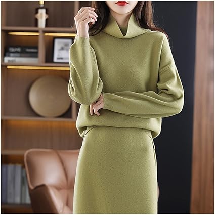 Amazon Co Jp スーツレディースピュアウールニットツーピース秋と冬タートルネックセーター暖かいバッグヒップスカート Color G サイズ Xxl ファッション Amazon Co Jp スーツレディースピュアウールニットツーピース秋と冬タートルネックセーター暖かいバッグヒップスカート Color G サイズ Xxl ファッション