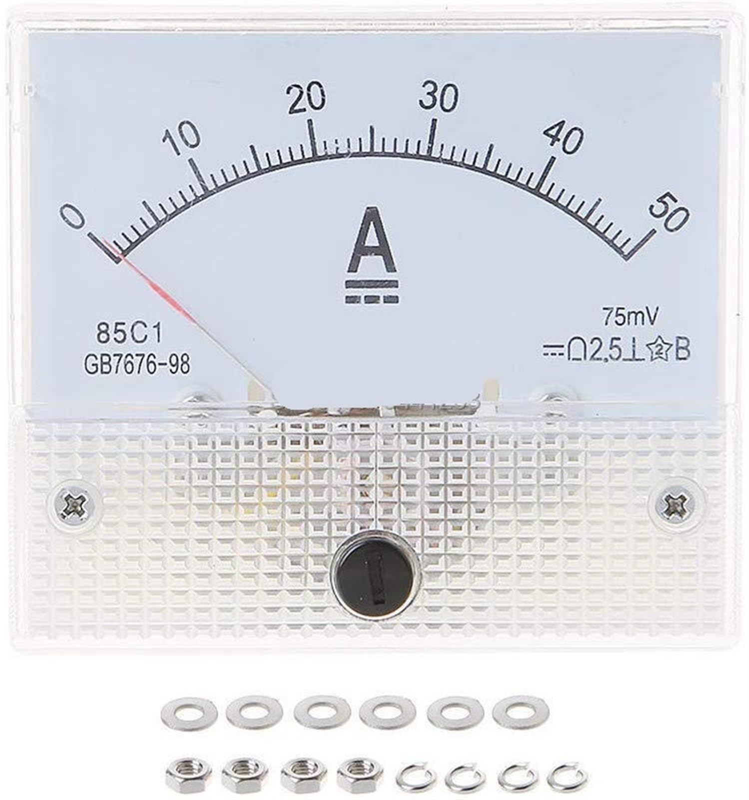 85C1 Misuratore di pannello di corrente analogico DC 1A 2A 3A 5A 10A 20A 30A 50A 100A Amperometro for test di circuiti Ampere Tester Gauge 1 PZ(300A)