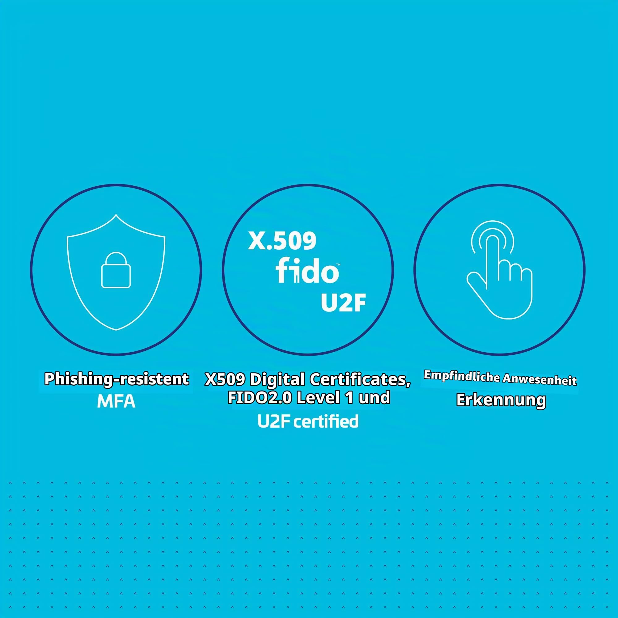 Thales SafeNet eToken Fusion, FIDO2-zertifizierter Sicherheitsschlüssel, USB-A, für Digitale Zertifikate oder FIDO2-Authentifizierung auf Web-Apps und Desktops