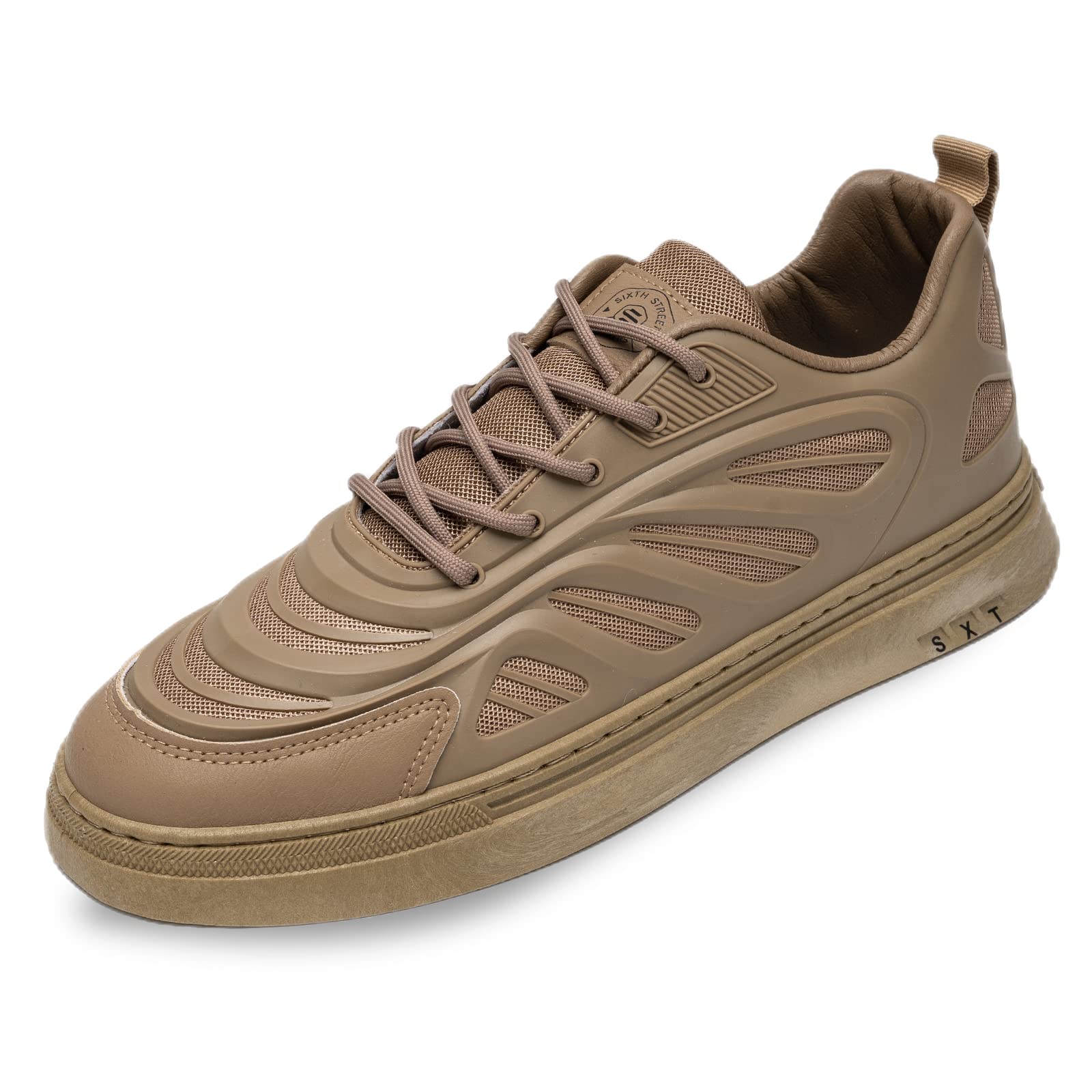 Sixth Street Mens Echo Sprint Khaki Sneakers_8 UK (SSM039) (B0C69776RR) Amazon Price History, Amazon Price Tracker