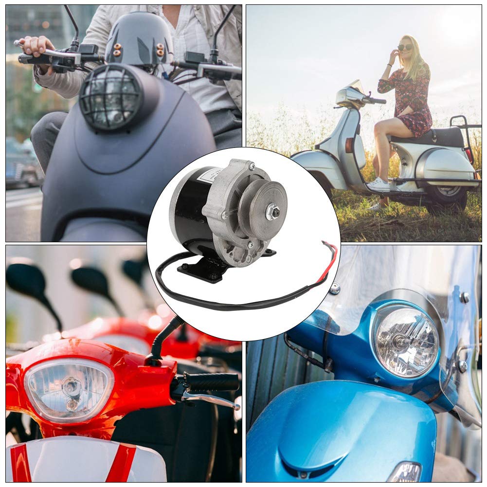 Akozon Motoreduktor z Wysokim Kołem Pasowym 24 V 250 W Akcesoria z Czystej Miedzi Sport i Rekreacja na świeżym Powietrzu