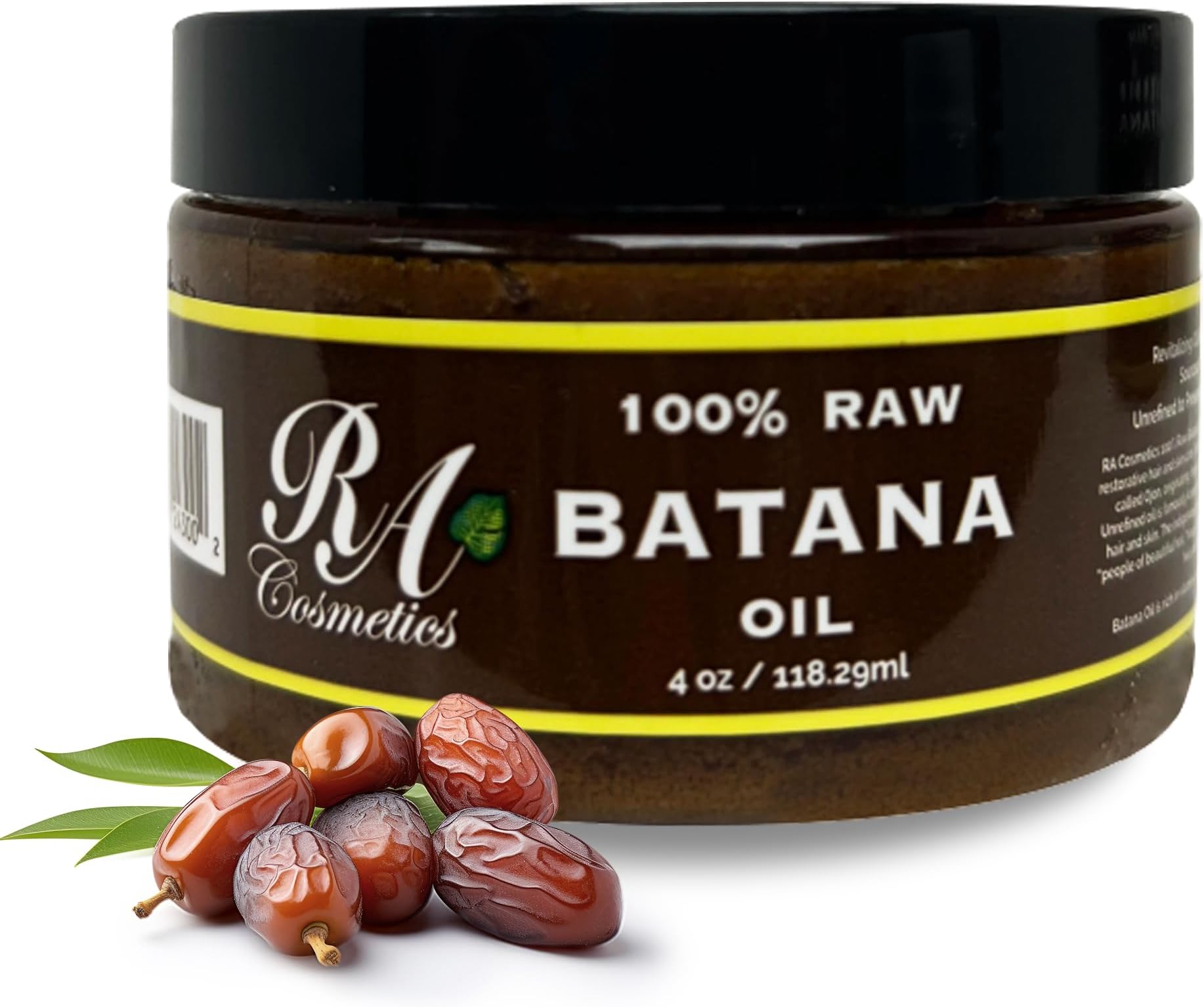 RA COSMETICS 100% Natural Batana Hair Oil 4 oz