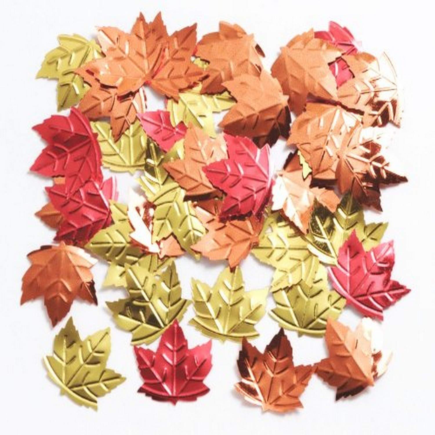 Autumn Leaves Table Confetti Sprinkles - Thanksgiving Harvest Table Decorations