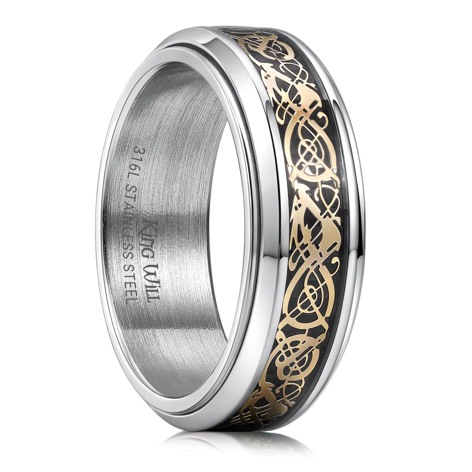 Silver/Black/Gunmetal Grey Promise 6MM/7MM/8MM Wedding Band For Men Tungsten Carbide Ring Comfort Fit Beveled Edges/Step Edges