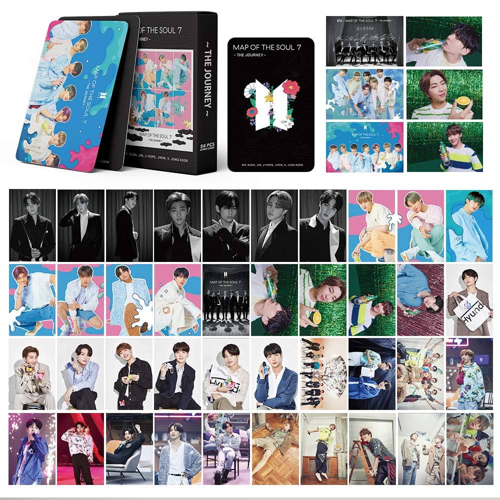Amazon | BTS LOMO Lot de 54 cartes BTS de l'âme 7 cartes d