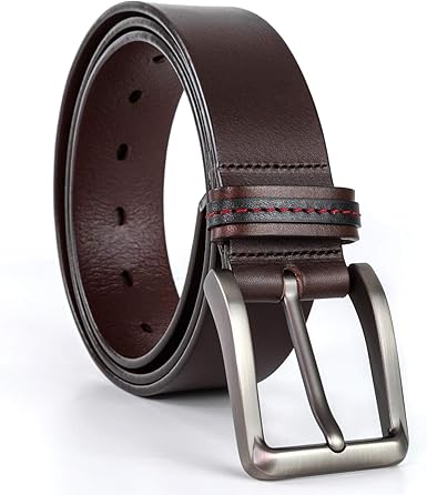 mens leather belts amazon