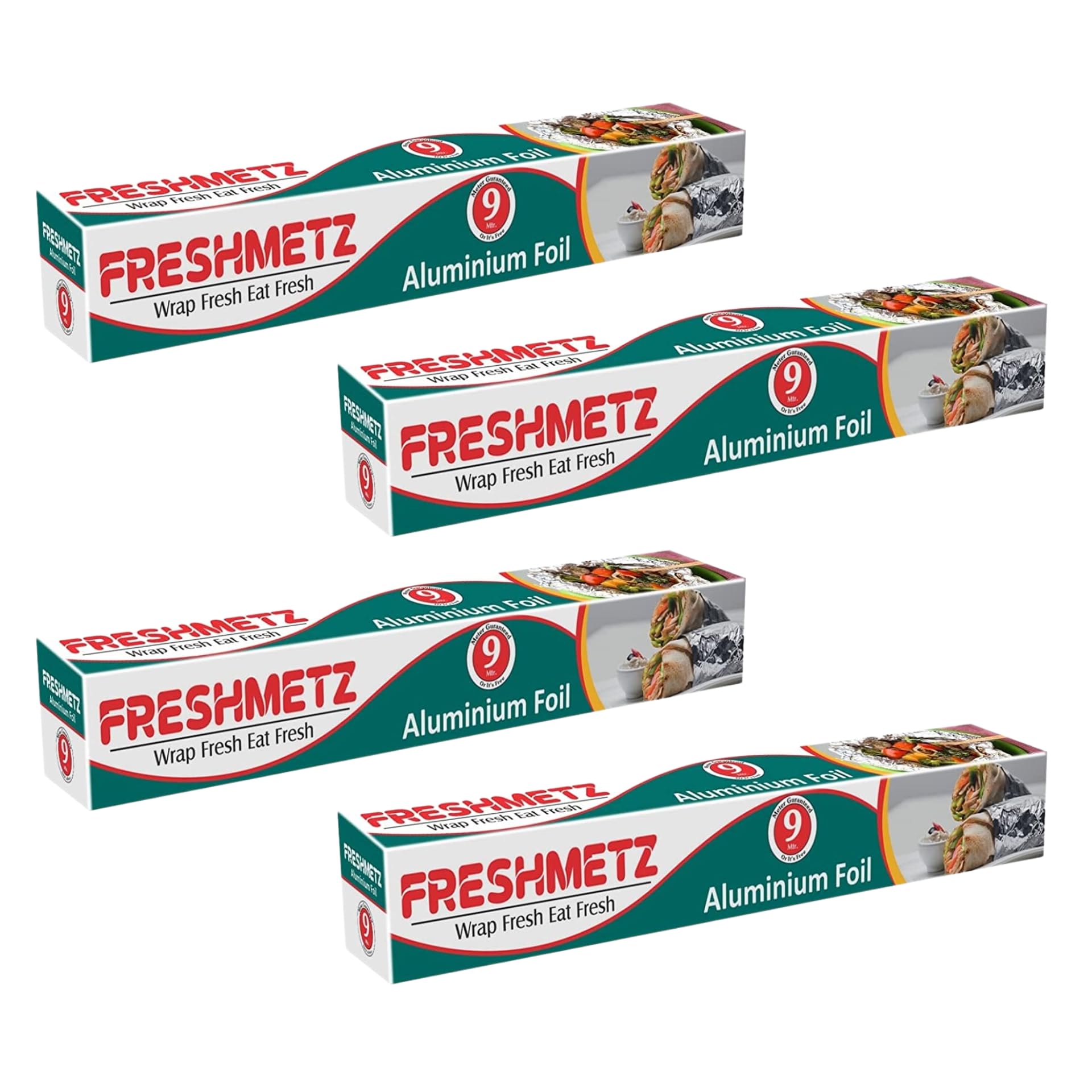 Freshmetz Aluminium Foil - 9 Meter (11 Microns, Pack of 4) (B09RPMKMZT) Amazon Price History, Amazon Price Tracker
