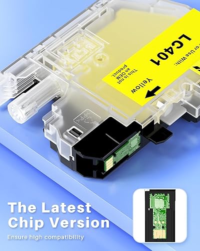 Miniatura 3 de INK4U LC401 LC-401 - Cartuchos de tinta compatibles con cartuchos de tinta LC401 para usar con impresora MFC-J1010DW, MFC-J1012DW, MFC-J1170DW