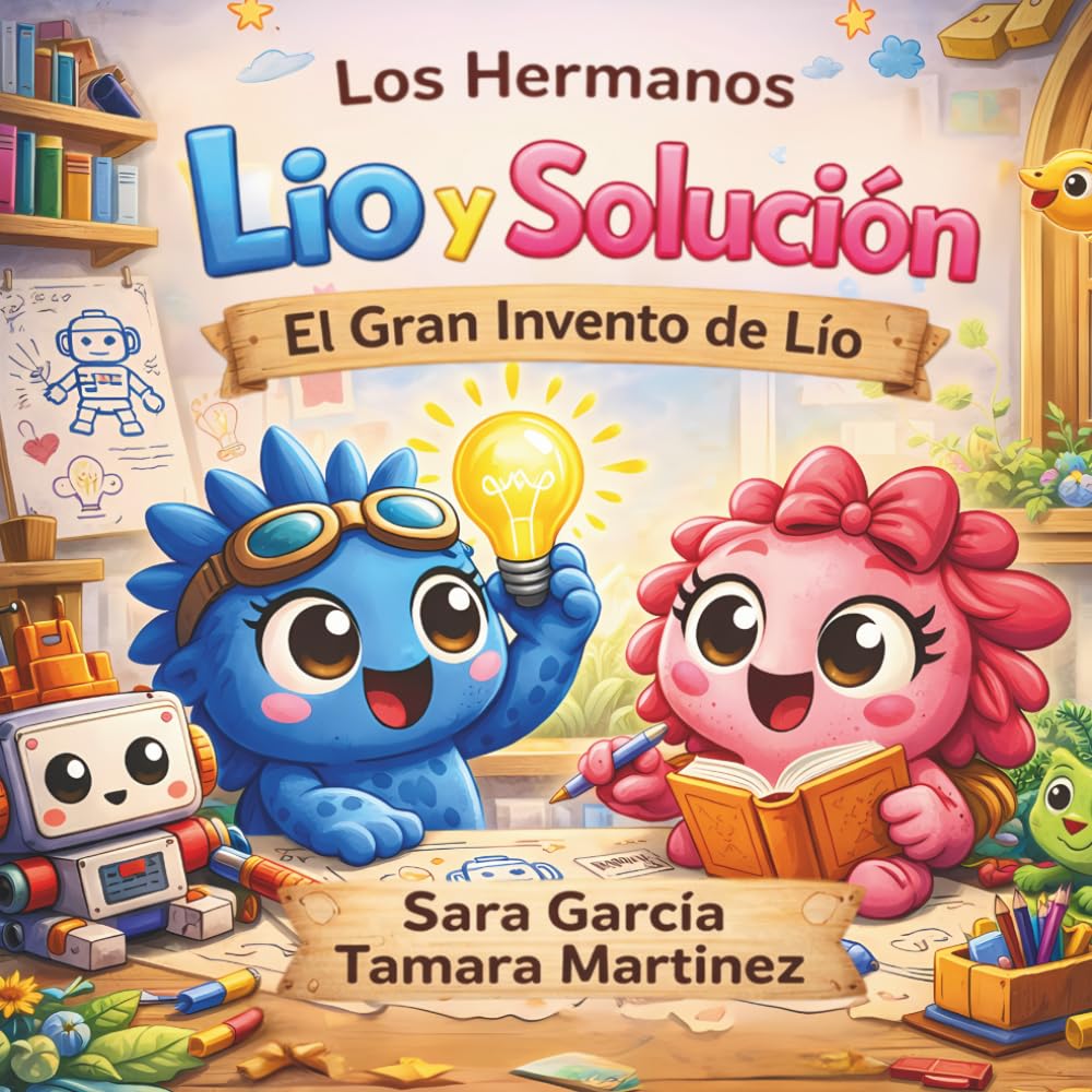 Los Hermanos Lío y Solución: El Gran Invento de Lío: Un cuento infantil sobre inventos, creatividad y trabajo en equipo