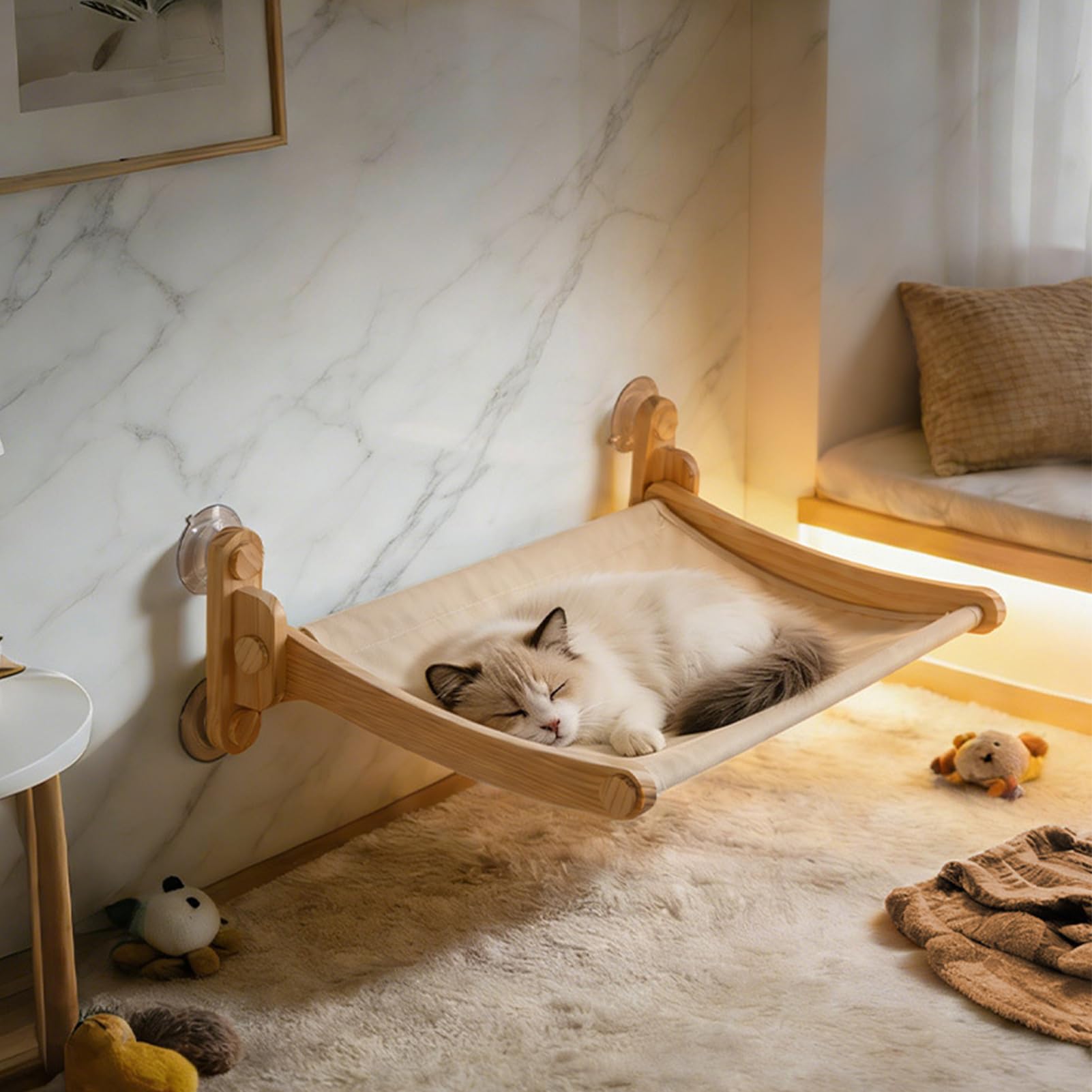 Katzen Fensterliege Sitzbett Mit Saugnapf Für Katzen
