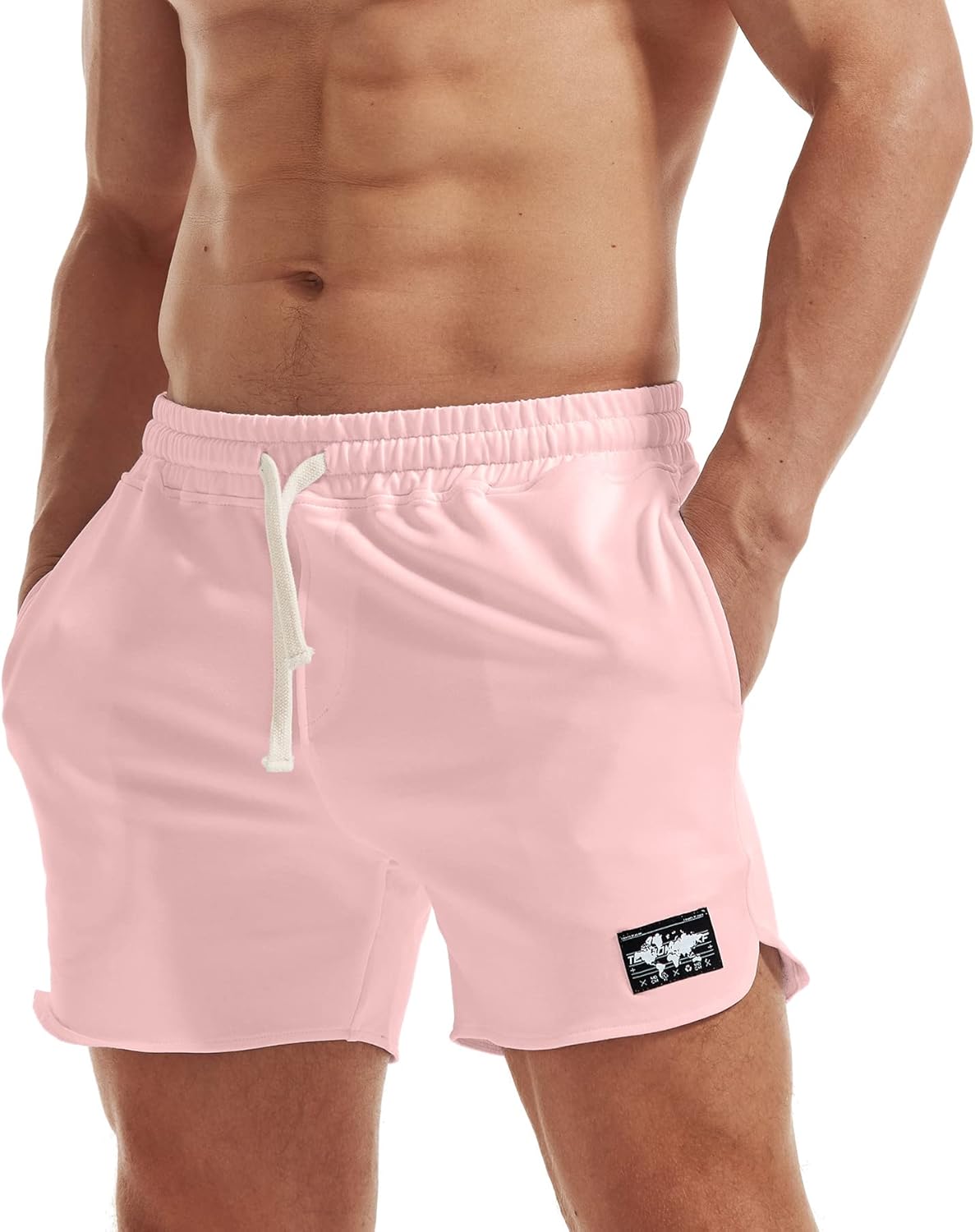 AIMPACT Men's Athletic Shorts Bodybuilding Workout Cotton Gym Shorts with Pockets - Image 4