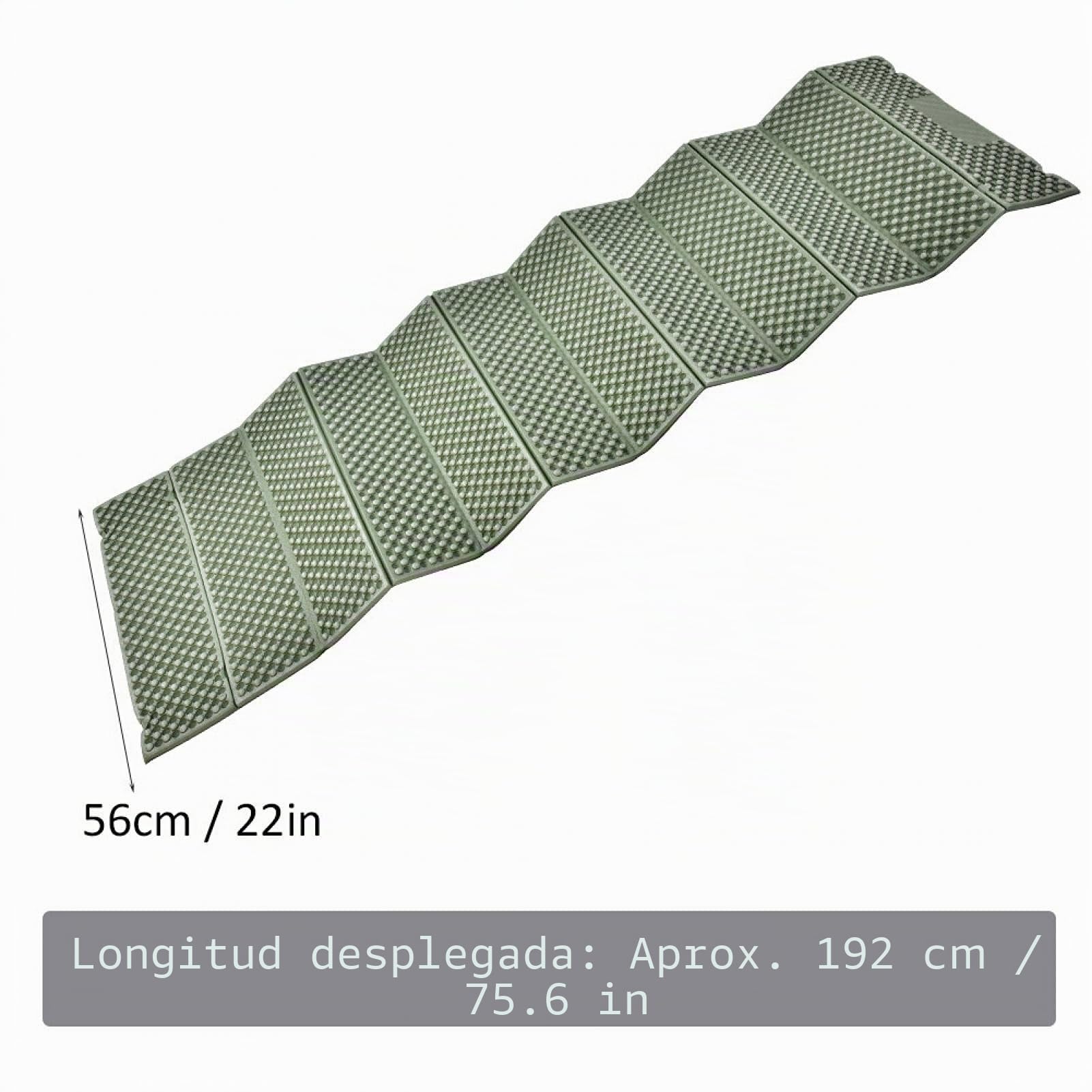 Akozon Esterilla de espuma para exteriores, plegable, para tienda de playa, impermeable, colchón, colchón, colchón, colchoneta plegable, ultraligera, para la playa, al aire libre, camping, camping,