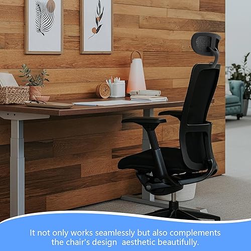 Miniatura 8 de Reposacabezas ajustable para silla Haworth Zody - Soporte ergonómico para el cuello y accesorio cómodo, solo para zody I y zody II, reposacabezas de