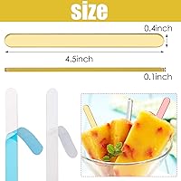 Vista 2 de 60 barras de acrílico para tartas de hielo, mini espejo reutilizable, palitos láser para aperitivos saludables, dulces de pastel de bricolaje