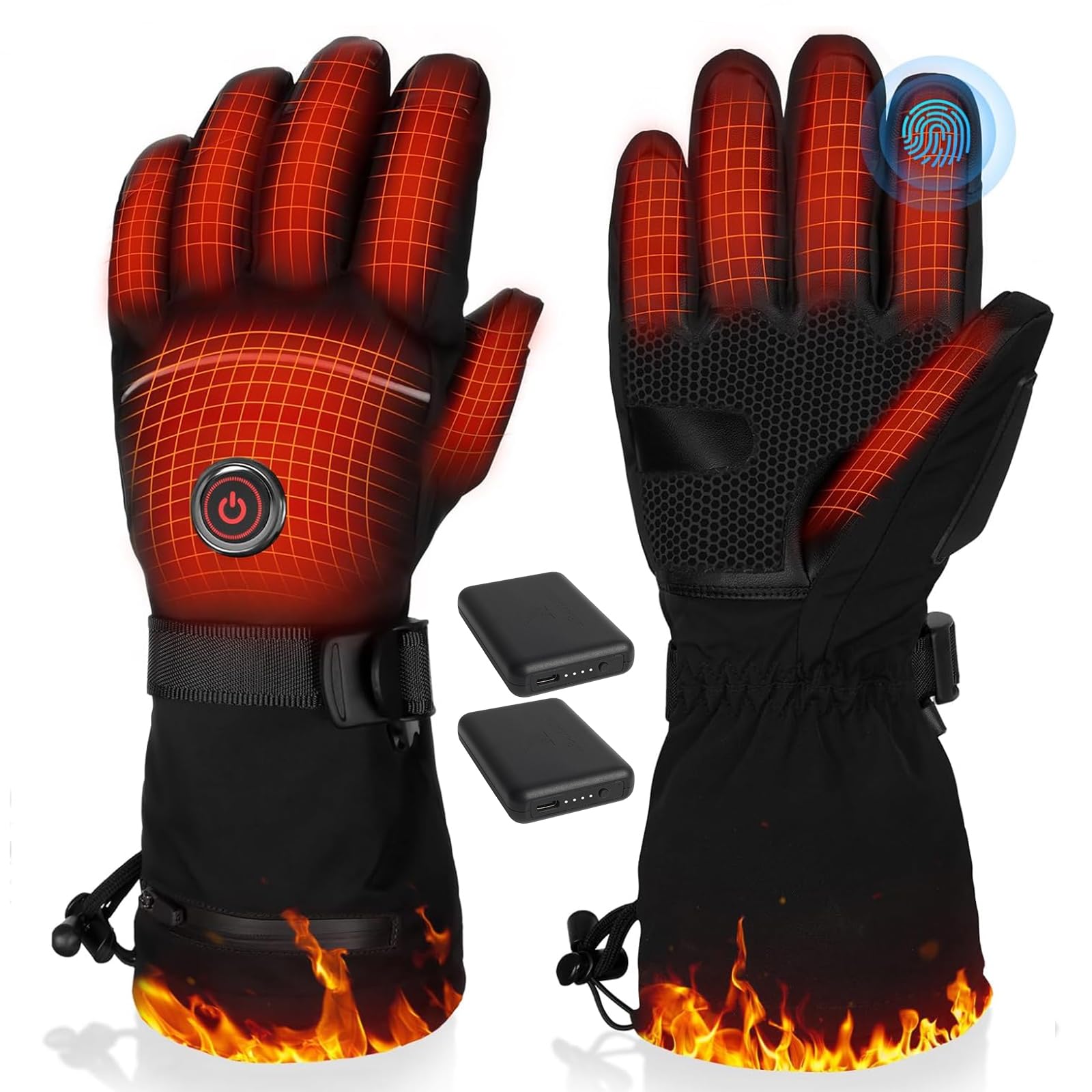 PEKWZIZ Heated Gloves