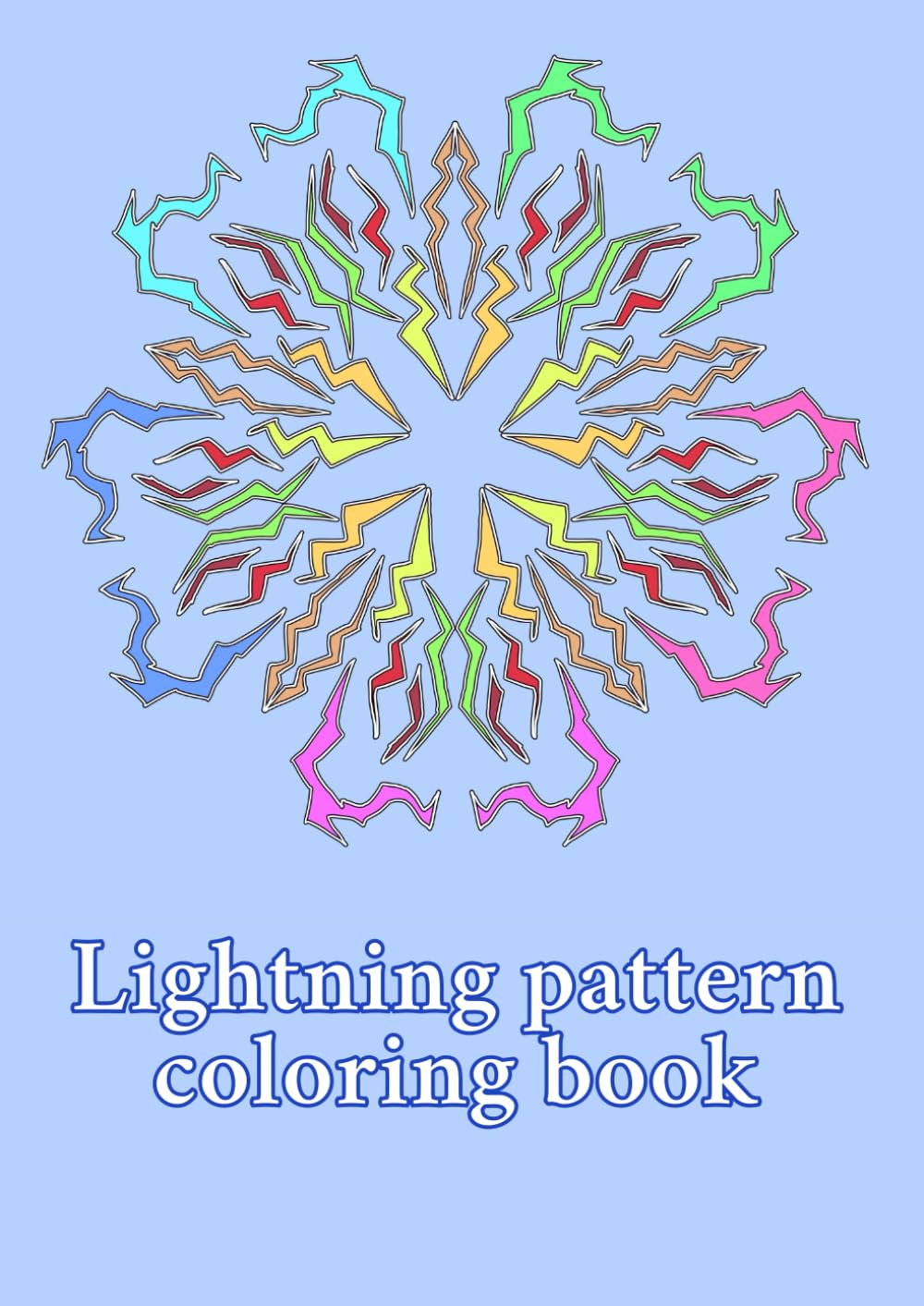 Lightning pattern coloring book