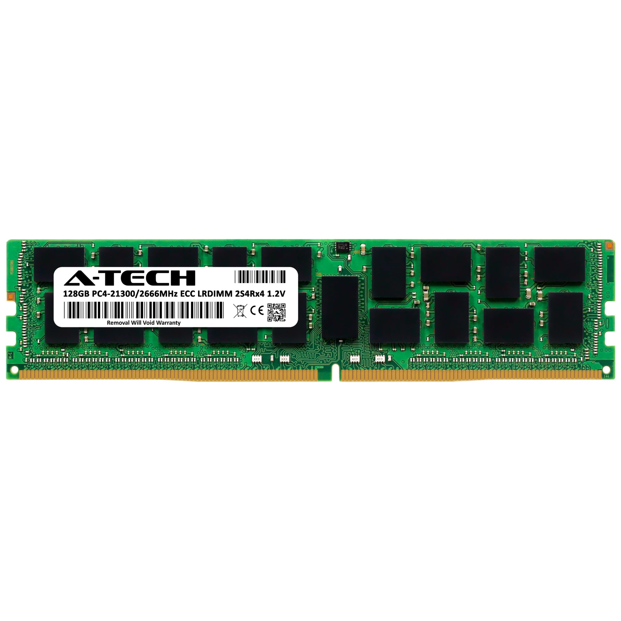 DDR4 2666 ECC REG 16*8　128GB A-Tech 128GB DDR4 2666MHz PC4-21300 ECC LRDIMM 8Rx4 (3DS