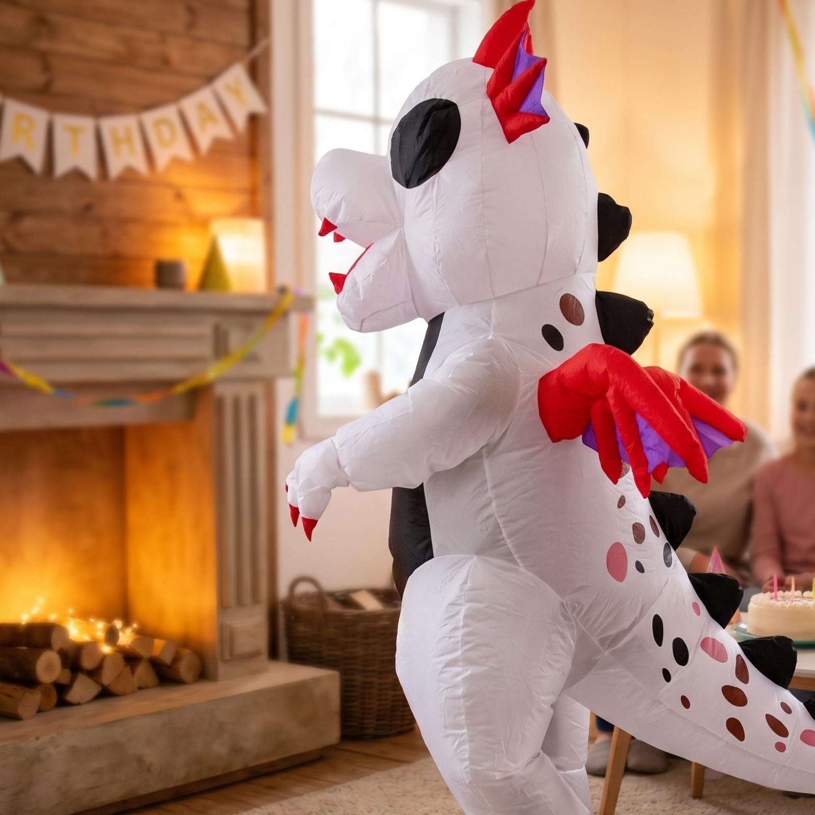 Costume da Dinosauro Insolito | Co, Costume da Dinosauro Gonfiabile, Resistente, per Feste a Tema, Cosplay, Bambini