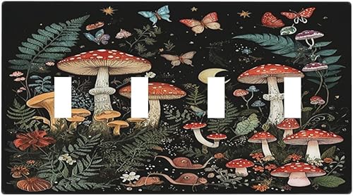 Miniatura 50 de Cubiertas de salida de textura abstracta moderna de mármol líquido Pintura abstracta púrpura Arte de pared Cubiertas de toma 1 banda Interruptor de