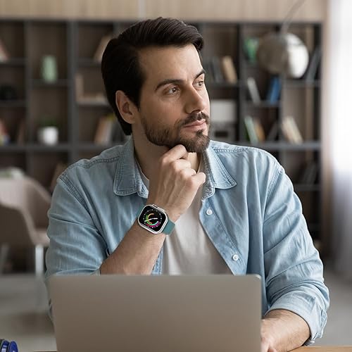 Miniatura 7 de Juego de 5 correas trenzadas de nailon suave y 5 correas trenzadas de nailon transpirable compatibles con correas de Apple Watch de 1.496 in 1.575