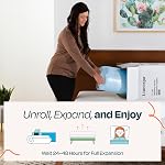 Linenspa 2 Inch Memory Foam Mattress Topper, Gel Infused King Mattress Topper, CertiPUR-US Certified