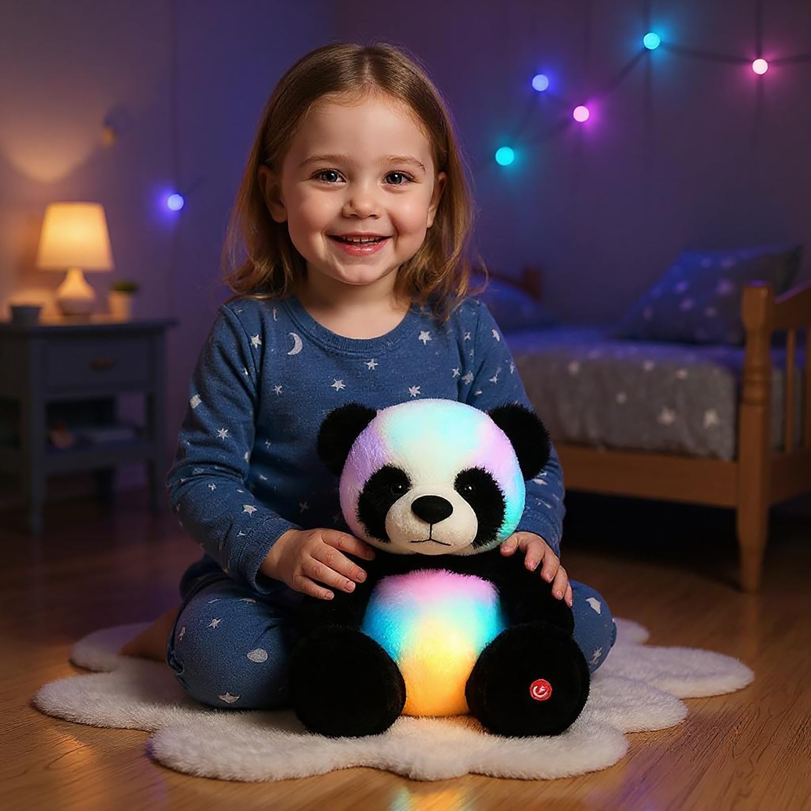 Amazon.com: Cuteoy Glowing LED Panda Light-up Nightlight Toys