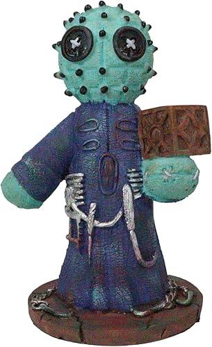 Ebros Figura de monstruo Pinheadz con puntadas de vudú para Halloween Fantasía coleccionable Seres míticos no-muertos Apocalipsis Horror (Hell