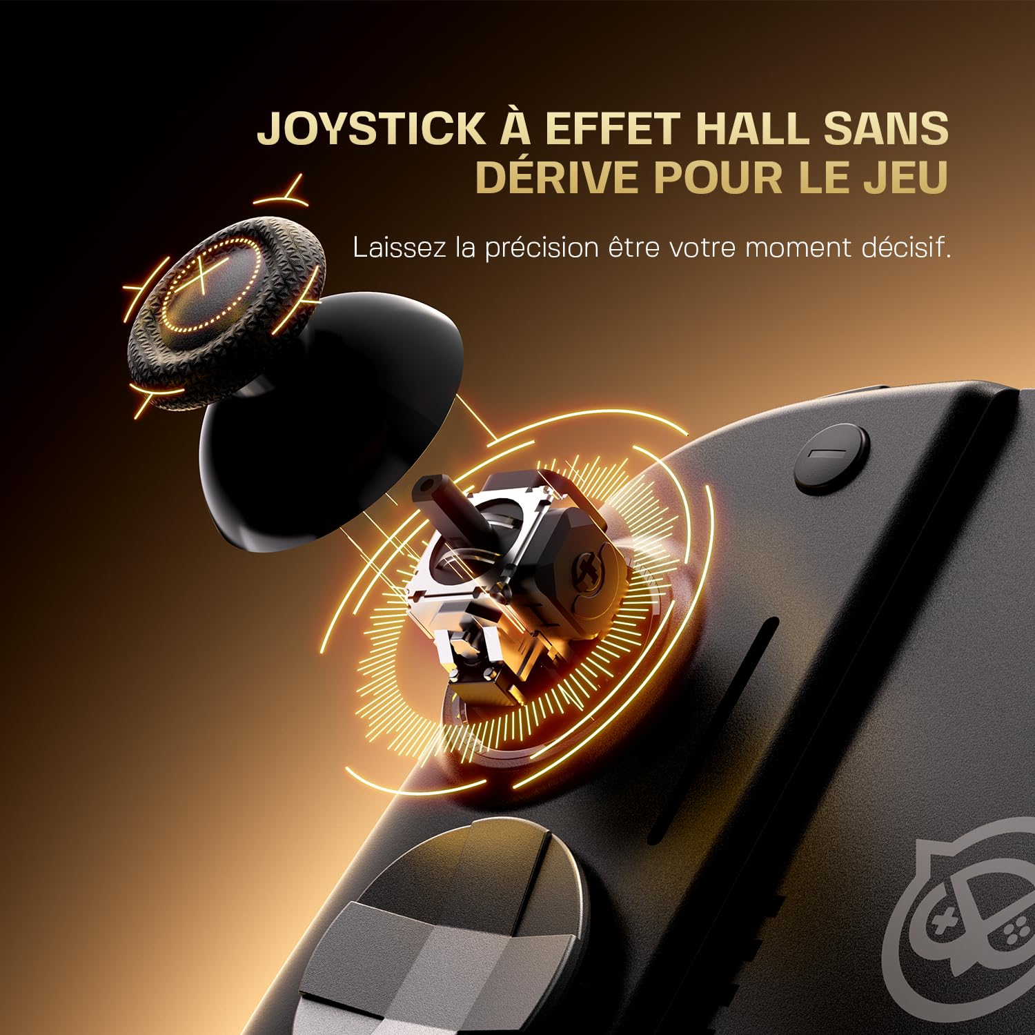 NYXI Hyperion 3 Manette Switch 2 – Premier Manette sans fil de tiers au monde pour Switch 2, Joystick à effet Hall, Gyroscope à 9 axes, Récupération & Bouton C, Turbo & Vibration, Ergonomique