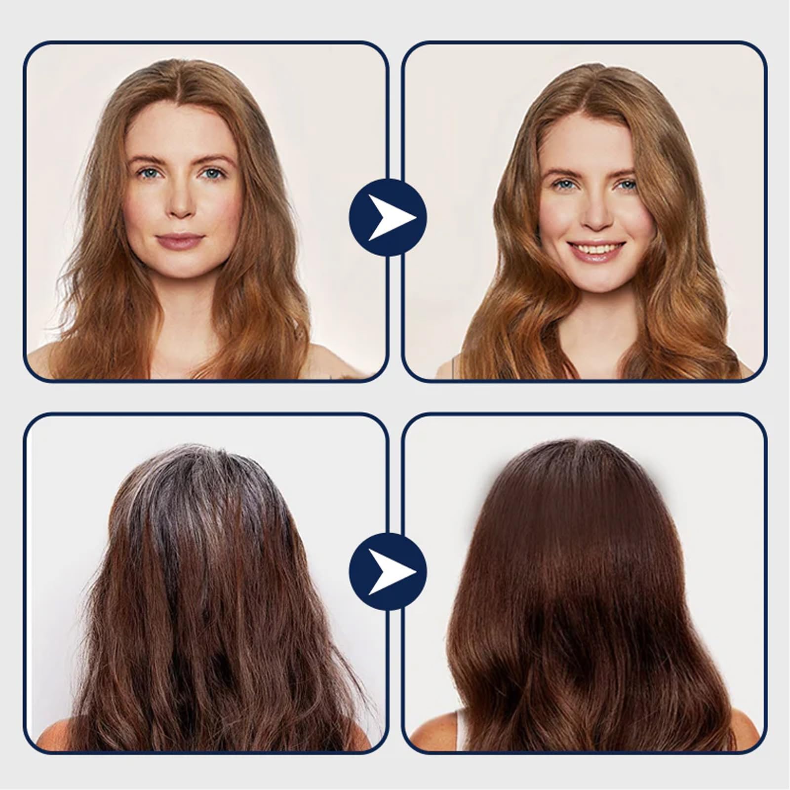 Crème colorante pour cheveux à base de plantes - Formule douce longue durée, teinture végétale naturelle, shampoing colorant