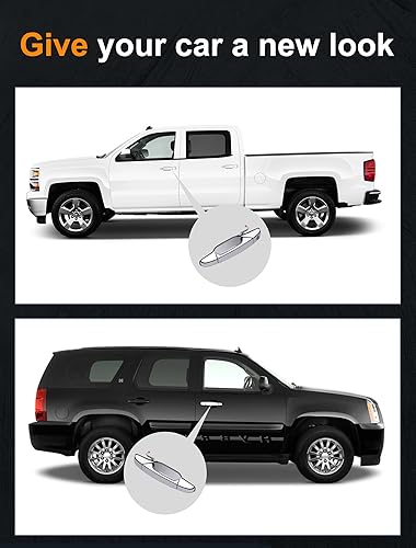 Miniatura 7 de Avsty Paquete de 2 manijas de puerta para Chevy Silverado Suburban Tahoe Avalanche GMC Sierra 1500 2500 3500 Yukon Cadillac Escalade 2008 2009 2010