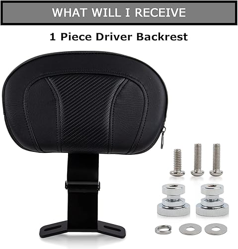 Miniatura 5 de Respaldo ajustable para el conductor, respaldo ajustable psler para Touring CVO Road Glide Road King Electra Glide Street Glide FLHR FLTRX FLHX FLHT